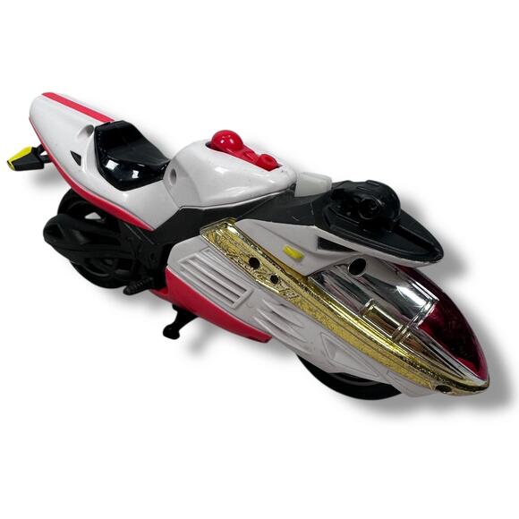 Bandai Power Ranger Time Force Red Vector Cycle Action Vehicle Toy 8" Loose 2000 - Picture 1 of 12
